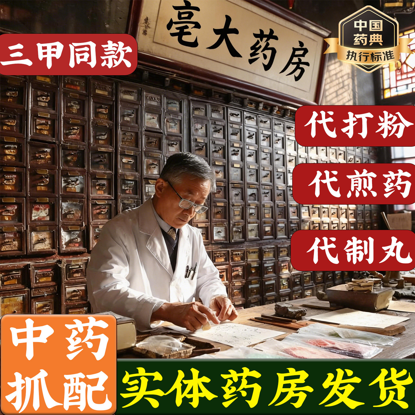 漢方薬：処方と調合、漢方薬店、薬局、卸売、煎じ薬、粉末化、丸薬製造、および漢方薬の完全なリスト。