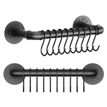 Manufacturer direct supply a european-style north american kitchen and bathroom display rack, iron-style wall-mounted retro rack, wall-mounted kitchen storage