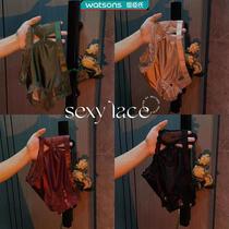 Qianse Nianhua Womens Clothing 39 9 Yuan Three Satin Seamless Womens Lace Panties Sexy Comfortable Breathable Full Coverage