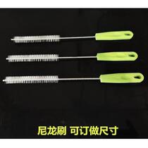 Small brush straw brush slender water pipe brush test tube brush straw brush cleaning brush soft-bristled extended brush custom-made