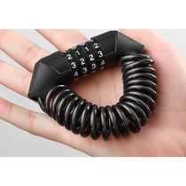 Mountain bike lock helmet lock motorcycle anti-theft portable lock electric bike password bicycle mini chain lock