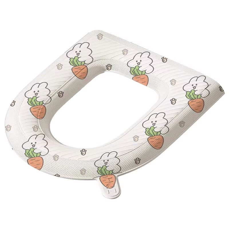 Eva Waterproof Toilet Seat Cushion Summer Toilet Seat Cover All-Season Universal Household 2025 New Model Toilet Mat