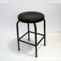 Anti-static injection molded round stool (steel tube leg injection molded round stool)