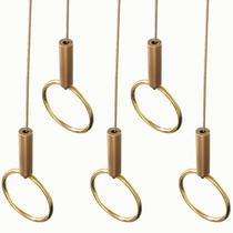 Clothes chain hanging gold hanging ring clothing store window ceiling hook wall fixed clothes hanger wire rope ring