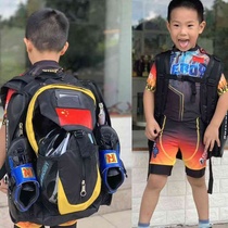 National Flag Childrens Adult Speed Skating Backpack Shoulder Roller Skating Trolley Backpack Skate Shoe Storage Bag Skate Shoe Bag