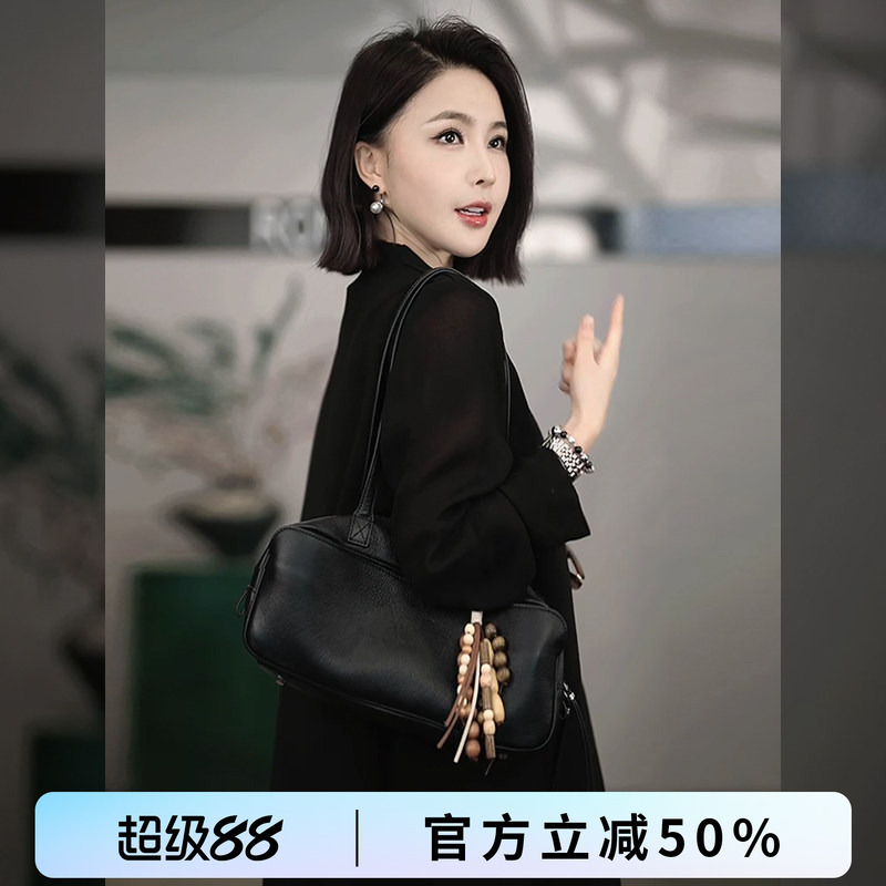 Rongrong【Steady Charm】Rongrong 100% Acetate Cross-Design Minimalist Style Commuter Blazer 25