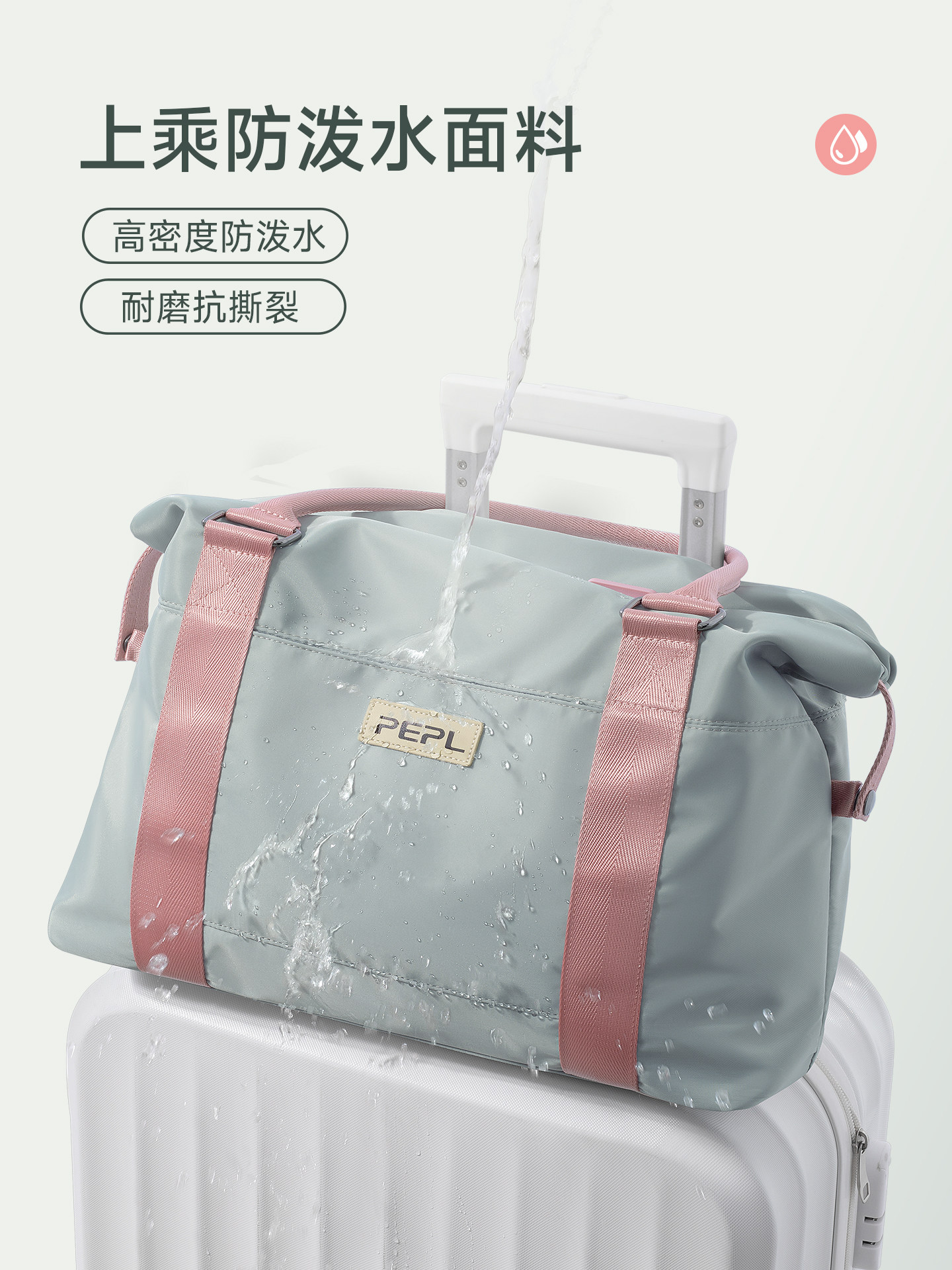 Large-Capacity Lightweight Maternity Bag, Women's Satchel Short-Distance Travel Bag, Maternity Delivery Room Storage Bag, Pregnant Women's Hospital Admission Mother and Baby Bag