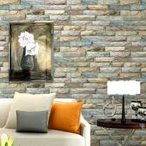 3D marble wallpaper cultural stone stone pattern simple modern TV background wall three-dimensional brick brick pattern wallpaper