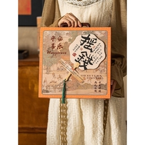 Guangdong Restaurant 2024 National Style Mid-Autumn Mooncake Gift Box Packaging Baked Egg Yolk Crisp Cantonese Style Pastry Gift