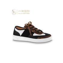 Leather sports style womens gold cow casual shoes high-end and chic