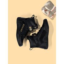 Childrens wrestling shoes fighting training boxing shoes taekwondo shoes boys and girls martial arts Sanda youth fighting shoes