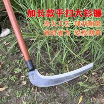 Imported large samarium sickle weeding sickle agricultural mowing grass weeding land sweeping sickle hairy grass knife forage knife cutting reeds