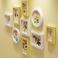 Деревянная фоторамка из натурального дерева, настенная фотография для спальни