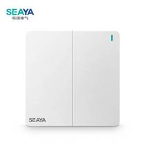 Xiya wireless switch remote control switch wiring-free wireless panel 220v smart double open dual control random sticker