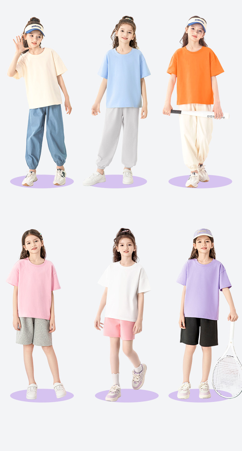 真维斯童装女童短袖t恤2026新款白色纯棉上衣服儿童夏季夏装体恤 — 14
