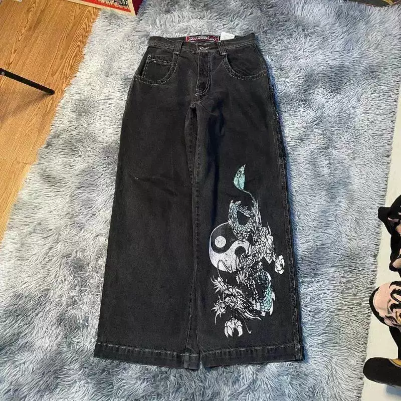 JNCO Y2K мешковатые джинсы для мужчин высокое качество