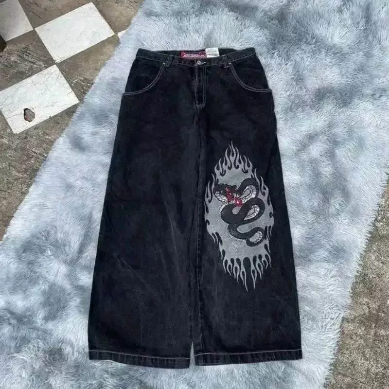 JNCO Y2K мешковатые джинсы для мужчин высокое качество