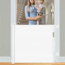 Heightened and lengthened cat-proof door fence without punching telescopic child safety door fence pet fence door fence stairway guardrail