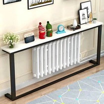 Radiator rack household long table living room wall sofa rear rack ultra-narrow bedside gap cabinet back