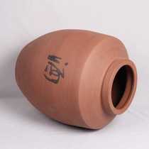 OF9D earthenware wine jar unglazed wine jar ceramic old-fashioned wine jar household sealed storage empty bottle for liquor