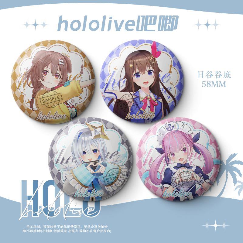 Hololive Virtual Idol Hoshimachi Comet Shinozaki Kyouko Azki Komachi Akuya Merchandise Badges