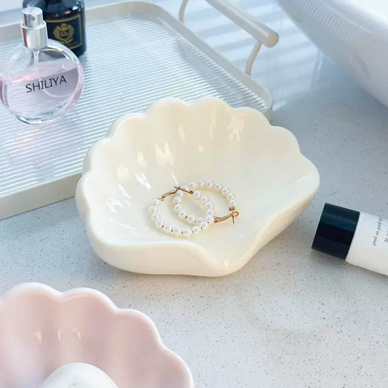 Soap holder plastic drying rack, storage box, light luxury style, drain design
