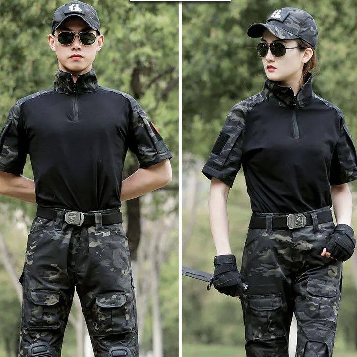 涵野户外战术服短袖蛙服套装:夏日户外训练新宠,教官同款速来围观!-作训外套-淘宝好物网