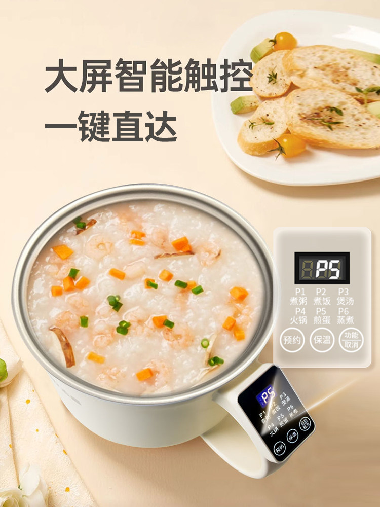 Chigo Electric Cooker Multifunctional All-In-One Small Electric Pot for Dormitory Students to Cook Noodles, Small Pot for Home Use, Electric Hot Pot, Popular Online