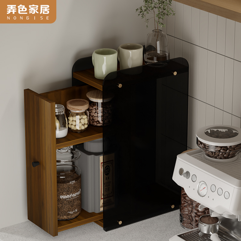 Desktop Drawer Cabinet, Pantry Cup Holder, Coffee Corner Storage Rack, High-End Sideboard, Dust-Proof Water Cup Storage Cabinet Desktop Drawer Cabinet, Pantry Cup Holder, Coffee Corner Storage Rack, High-End Sideboard, Dust-Proof Water Cup Storage Cabinet