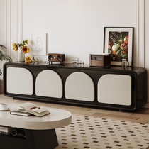 2024 new style TV cabinet floor-standing Guangdong Foshan retro American storage cabinet integrated light luxury and high-end sense
