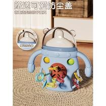 Pumping fun baby finger delicate bottle pull toy baby 0 to 1 years old buckle hole hand grasping ball can be chewed