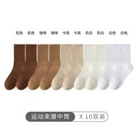 [10 паров] Camel 2+ Coffee 2+ Khaki 2+ молоко белый 2+ белый 2