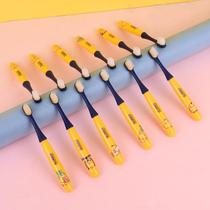 Toothbrush childrens yellow 12-inch young teeth child protection sleeve toothbrush packaging box independent high soft bristle toothbrush anti-moth