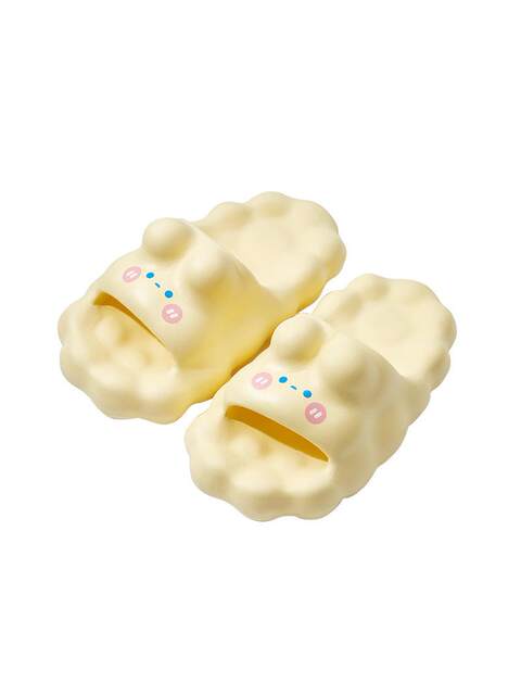 Cute Clouds soft sole Summer Slippers for Girls, Indoor Parent-Child Family of Three Non-Slip Children's Slippers