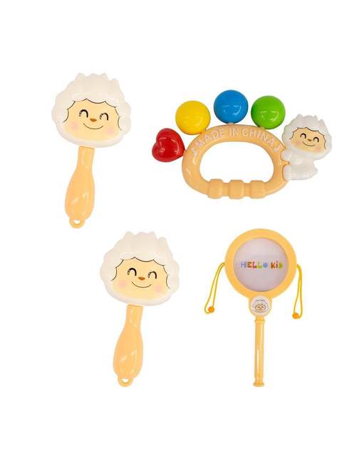 Anpanman Hand Rattle Sand Hammer Baby Gift Head up Practice Toy Baby 2 Rattle Chewing 0 to 1 Years Old 3