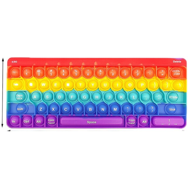 Tiktok Children's Rainbow Press-And-Play Toy for Boys and Girls, Stress-Relief Board, Popular Stress-Relief Gadget