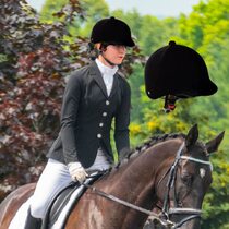 Equestrian helmet riding equipment childrens equestrian helmet adult equestrian obstacle helmet riding sports adjustable suede