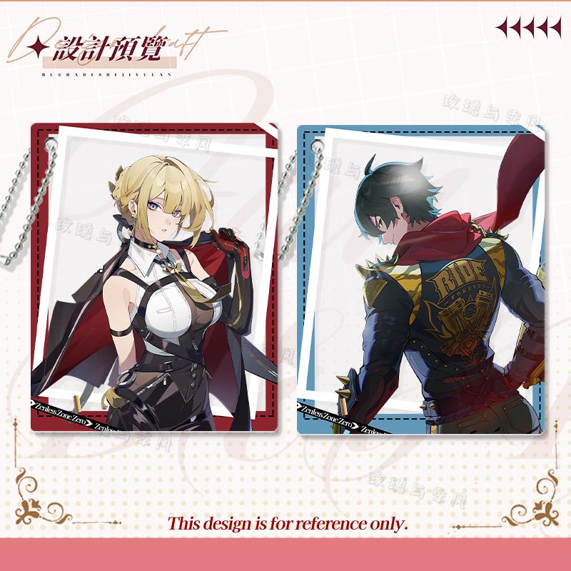 Zenless Zone Zero Evelyn Chevalier, Asaba Harumasa,Lighter,Astra Yao Acrylic Photo Card