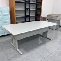 Library reading table 6 seats tables and chairs 4 people library steel table long table calligraphy table