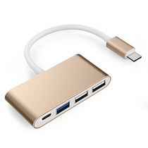 Hot selling Type-C to USB notebook Macbook 12-inch one-to-three adapter HUB