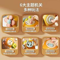 Baby puzzle busy ball baby hexahedral hand grasping ball toy Montessori early education 1 to 3 years old children grasping training