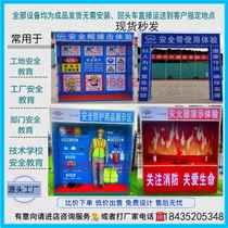 Construction site safety experience hall safety experience area equipment helmet impact experience seat belt experience hole