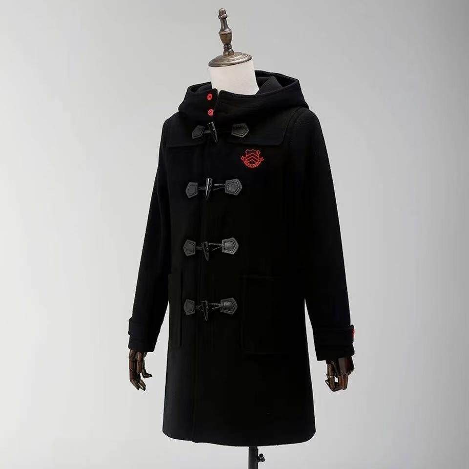 冬季女神异闻录P5雨宫莲cos服雨宫莲冬装秀尽毛呢冬服外套织布C服,谁说cos服不能成为冬季必备?_外套_淘宝服装网