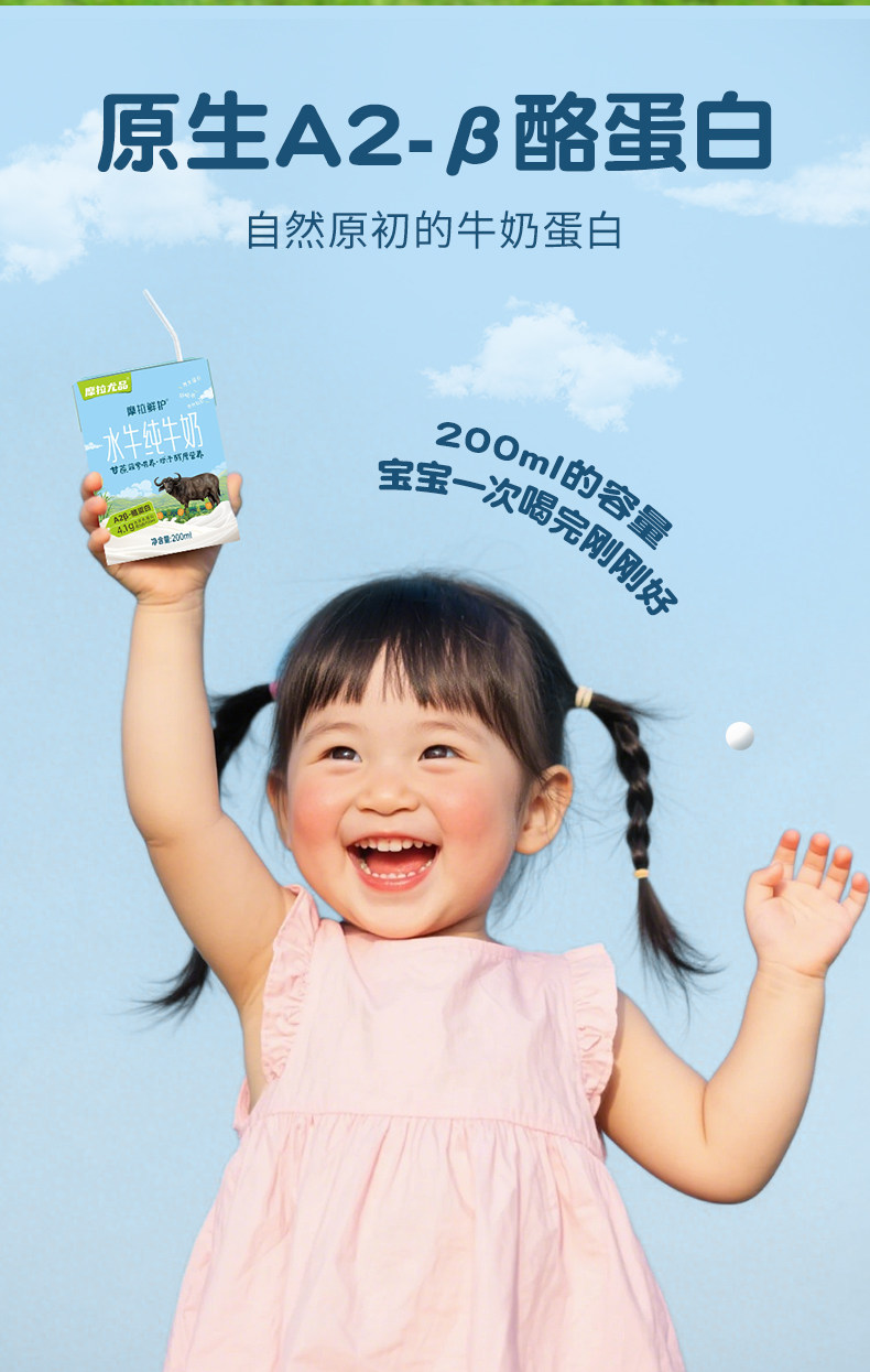 安享好物 安享B级纯奶-摩拉尤品A2 水牛纯牛奶 国标 