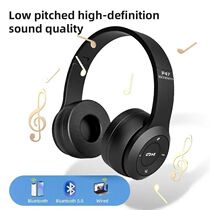 Stereo P47 Headset 5 0 Bluetooth Headset Folding Series Wire