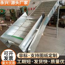 EVM plate stainless steel chain plate production line conveyor factory package logistics chain conveyor line food assembly line transmission