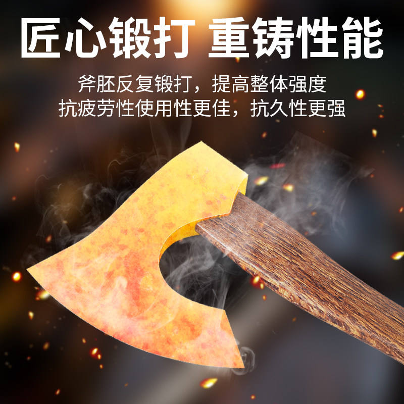 双刃斧：维京战斧的魅力与手工艺术的完美结合！-采伐斧-淘宝百科网