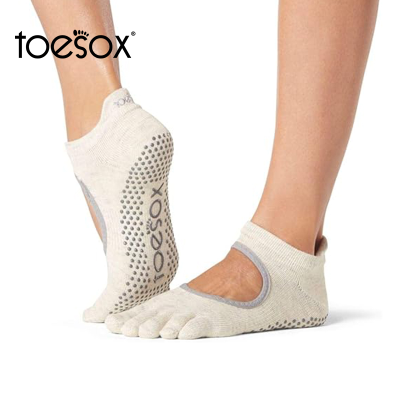 Toesox Yoga Socks Non-Slip Professional Women's Pilates Socks Five-Toe Socks Wear-Resistant Training New Model Bellarina