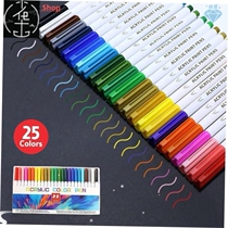 21 25 Color Permanent Acrylic Paint Marker Pens for Fabric C