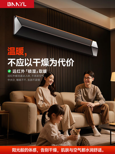BNNYL 2025新款壁挂式取暖器全屋大面积电暖气冬天家用挂墙暖风机